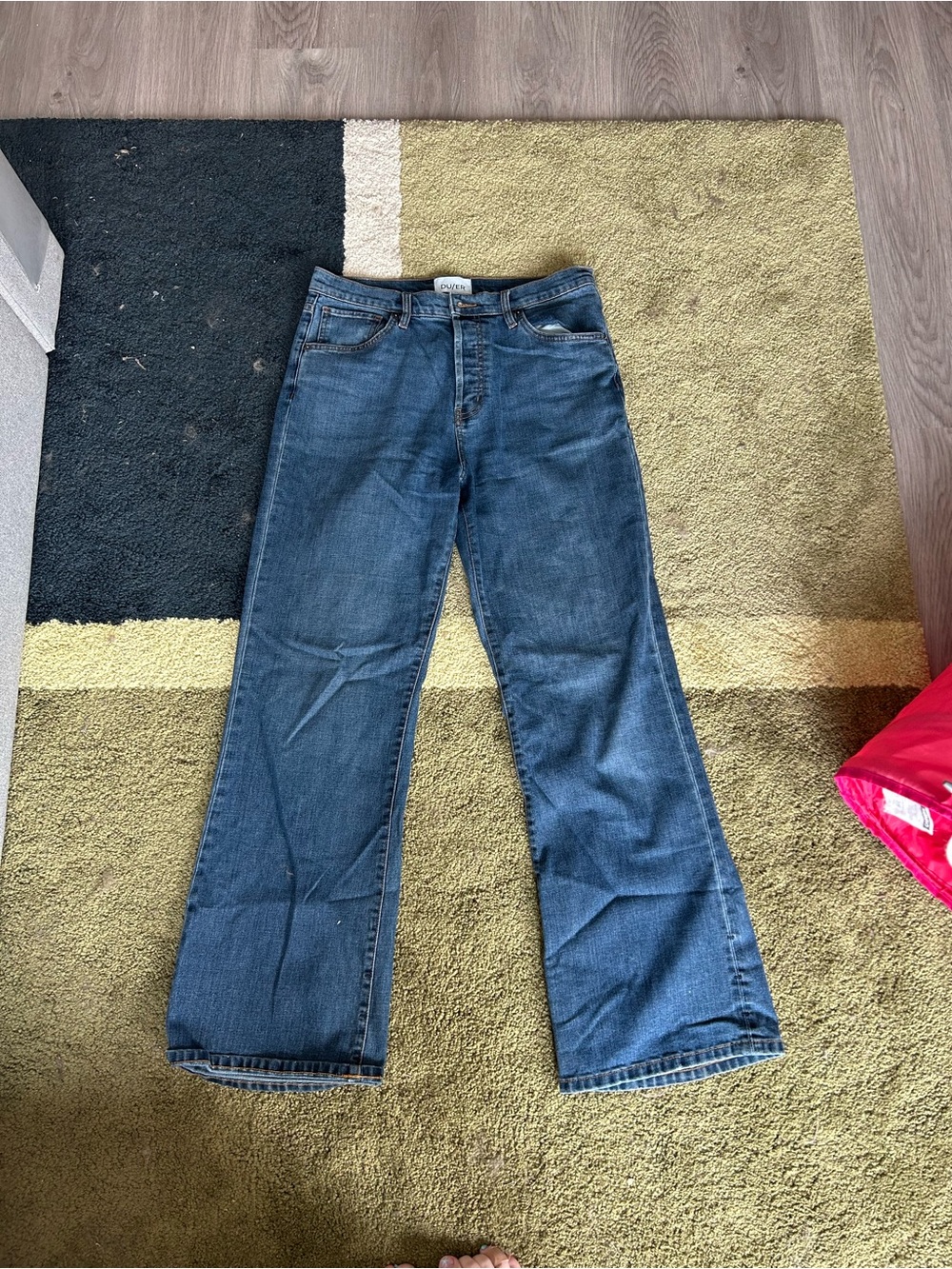Women’s High Rise Wide Leg Blue Denim